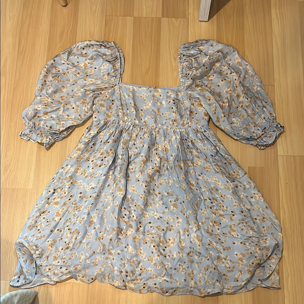 Floral Puff Sleeve Dress